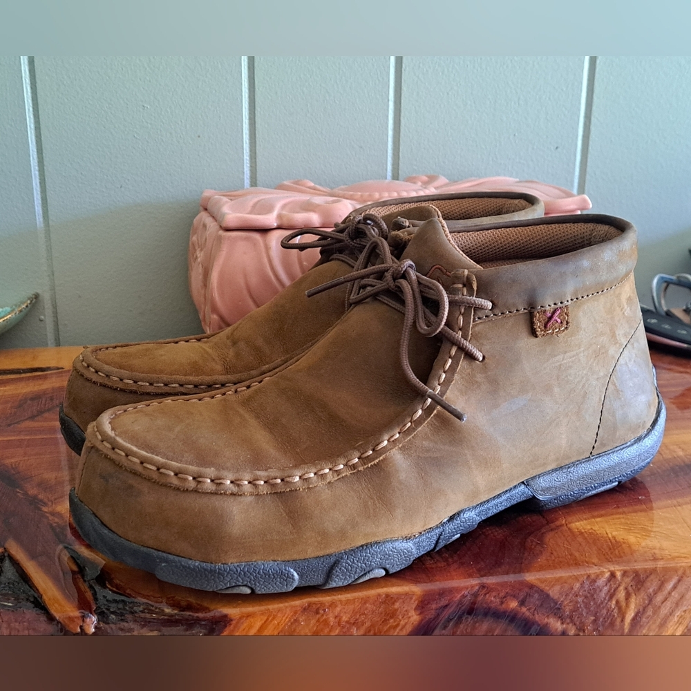Product Name: Twisted X Women's Driving Moc Work Shoes - Steel Toe Size 9